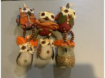 Owl Decor Lot #2