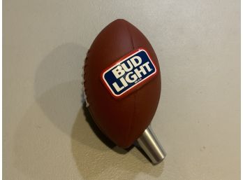 Bud Light Football Shaped Beer Tap Handle