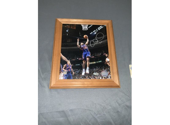 Allan Houston Autographed Photo With Steiner COA