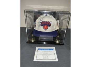 Charlie Ward Autographed Hat In Display Case With COA