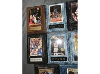 Patrick Ewing Basketball Card Plaques