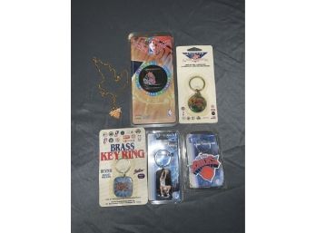 Knicks Keychains, Pin  And Pendant