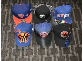 NOS With Tags New York Knicks Hat Lot Reebok, Adidas, Puma And New Era