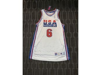 Vintage NOS With Tags Patrick Ewing 1992 Team USA Summer Games Champion Jersey