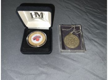 Highland Mint Coin And Ewing Medallion