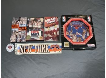 Sega USA Basketball Game, Knicks Clock, VHS And More