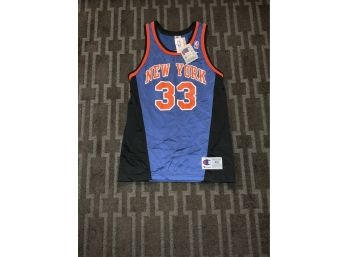 NOS With Tags Patrick Ewing Knicks Champion Jersey