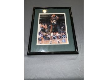 Patrick Ewing Autographed Photo With COA