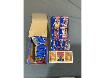 1991 Fleer Basketball Cards With Unopened Packs