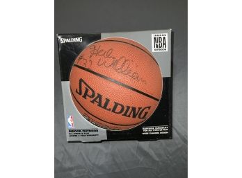 Herb Williams Autographed Basketball No COA