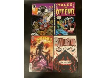 Black Ball #1, Wild Star #1, Tales To Offend #1 And Infinity Wars #1 Comic Books