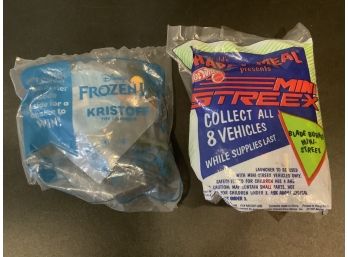 Disney Frozen 2 Kristoff And 1992 Hot Wheels Mini Streex Happy Meal Toys