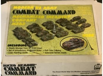 Modern US Army Combat Command Wargame Miniatures