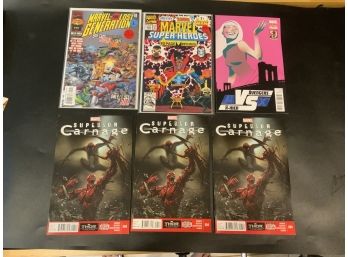 Superior Carnage, Avengers Vs X-men, Marvel Super-heroes And Marvel The Lost Generation Comic Books