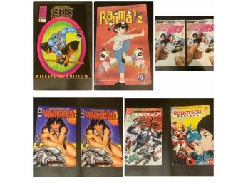 Zen, Vampirella, Robotech, Ranma 1/2 And Espers Comic Books
