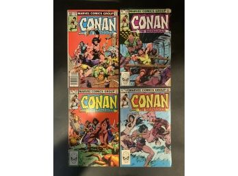 Conan The Barbarian #137 And 140-142 Comic Books