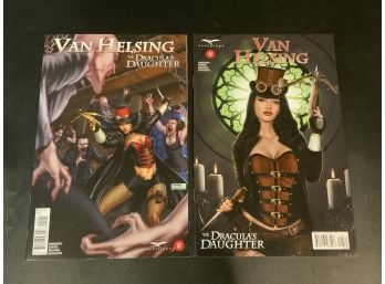Van Helsing Vs Draculas Daughter #2 And 5 Comic Books