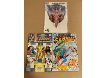 Superman, Action Comics And Tarzan Comic Books