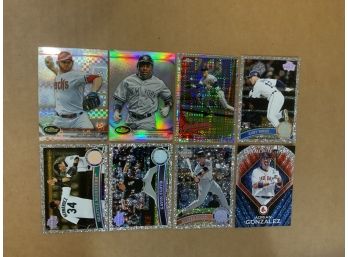 Baseball Refractor And Parallel Cards Including Posey, Gonzales And Other Stars