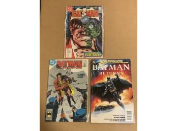 Batman Comic Books Including Batman Returns Movie Comic