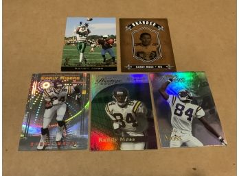 Randy Moss Card Lot With Rookie
