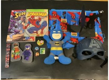 Superhero Mixed Lot Superman, Spider-man, Thanos, Batman And More