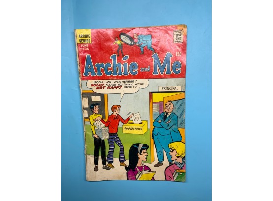 Archie And Me #35 Comic Book From 1970