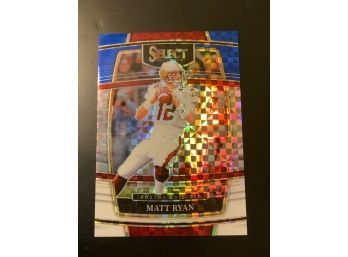 Matt Ryan 2022 Select DP Red White And Blue Checkered Concourse Prizm /100