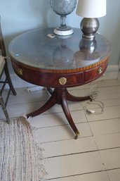 Hickory Chair Company Drum Table.