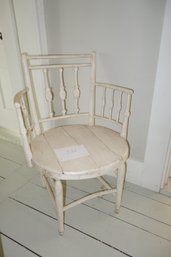 White Painted Spindle Back Small Chair