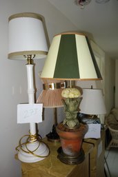 Group Of Three Lamps