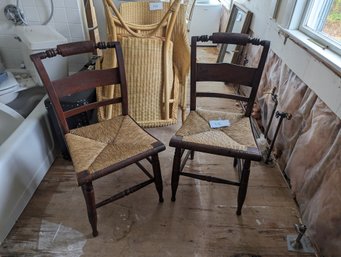Pair Of HItchcock Chairs