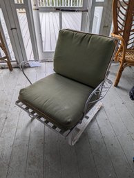 Five Vintage Metal Patio Chairs.