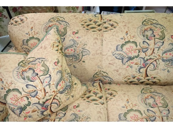Sofa In Floral Upholstery