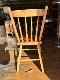 Set Of Two Wooden Vintage Chairs