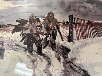 Art: 'Snow Squall' Lithograph By Chet Reneson (HVS)