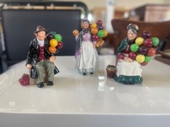 Royal Doulton Balloon Figurines - Set Of 3 (AC)
