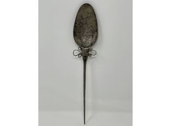 Spanish Colonial Tupo Spoon Silver