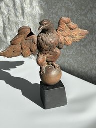 Signed 1960 Alva Museum Replica Federal Style Eagle Statue