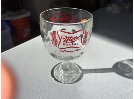 Vintage Miller  Stemmed Glass