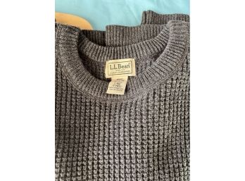 L.L. Bean Men's Cotton Sweater Size L-Regular