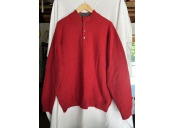 Talbot's Men's Red Sweater - XL