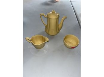 Johnson & Brothers  'Goldendown' Teapot, Sugar Bowl & Creamer