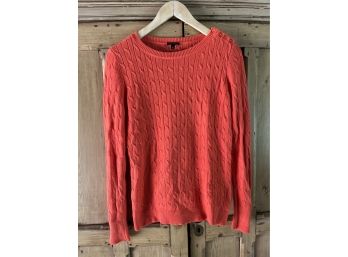 Talbots Orange Wool Sweater - Size Small