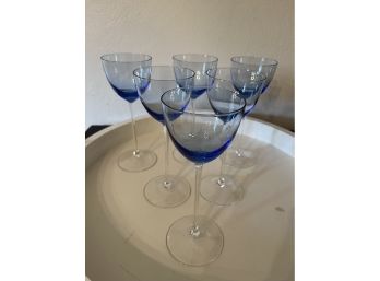 Blue Aperitif  Glasses