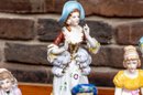 Eight Hand-Painted Japan Porcelain China Figurines