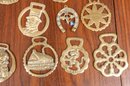 Large Lot Of Brass Medallions