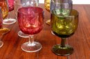 Collection Of Thumbprint Goblets