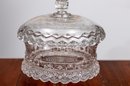 Antique Dalzell, Gilmore, & Leighton Clear Covered Compote