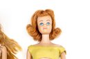 Barbie Vintage 1963 Black Case Barbie Ken Doll Set With Accessories